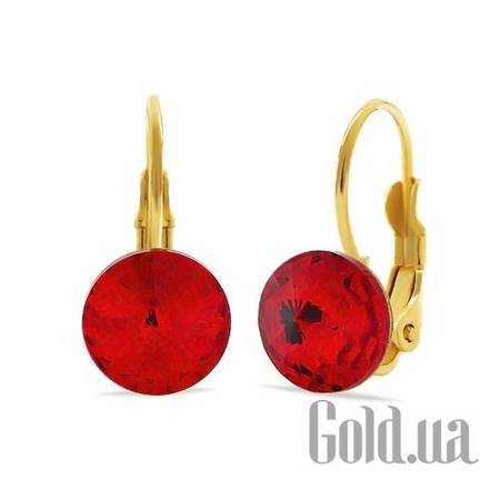 Серьги Серьги с кристаллами Swarovski в позолоте