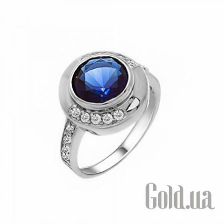 Женские кольца Женское серебряное кольцо с куб. циркониями, 16