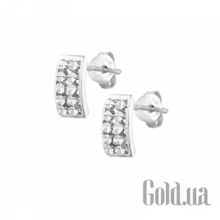 Серьги-гвоздики Серебряные серьги