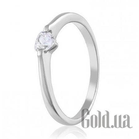 Кольцо Золотое кольцо с цирконием Swarovski Zirconia, 17