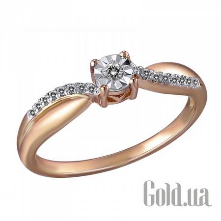 Кольцо Золотое кольцо с бриллиантами, 16