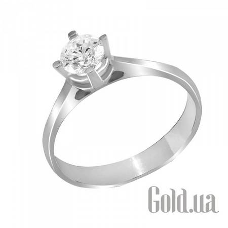 Кольцо Золотое кольцо с бриллиантом, 16.5