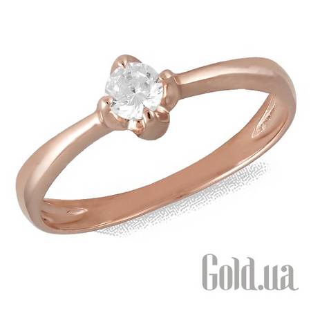 Кольцо Золотое кольцо с куб. цирконием, 17