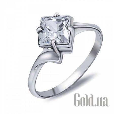 Кольцо Серебряное кольцо с куб. цирконием, 17