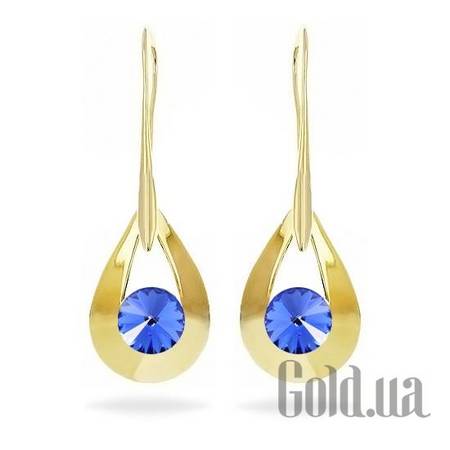 Серьги Серьги с кристаллами Swarovski в позолоте