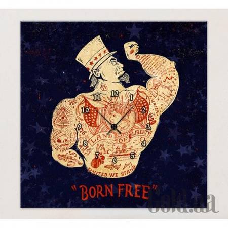 Настенные часы Настенные часы 1C-137-60x60-W