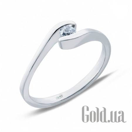 Кольцо Серебряное кольцо с куб. цирконием, 15