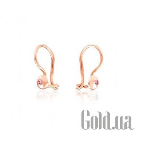 Серьги Золотые серьги с куб. циркониями