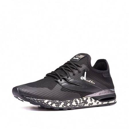 Кроссовки мужские Lotto ATHLETICA RUN LIGHT  ALL BLACK/GRAVITY TITAN 214080/1H8