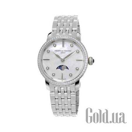 Швейцарские часы Женские часы Slimline Ladies Moonphase FC-206MPWD1SD6B