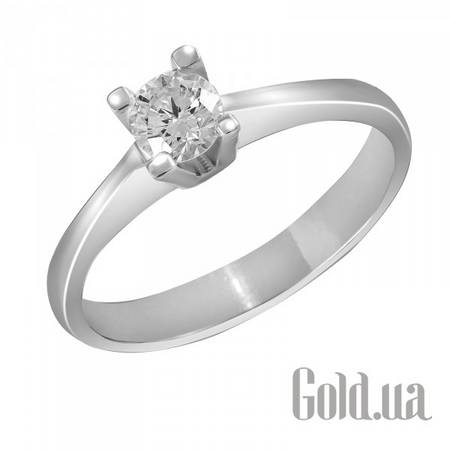 Кольцо Золотое кольцо с бриллиантом, 16.5