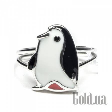 Кольцо Детское серебряное кольцо с эмалью, 14