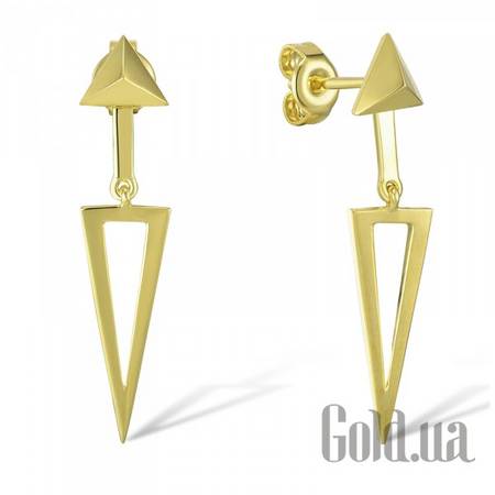 Серьги с подвесками Золотые серьги