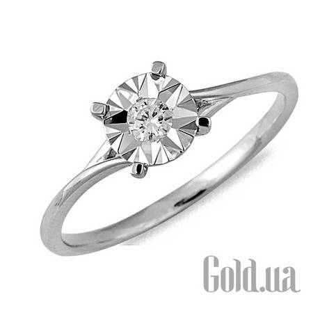 Кольцо Золотое кольцо с бриллиантом, 17