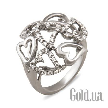 Кольцо Золотое кольцо с бриллиантами, 17