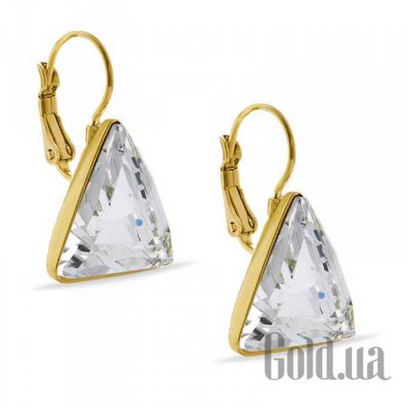 Серьги Серьги с кристаллами Swarovski в позолоте