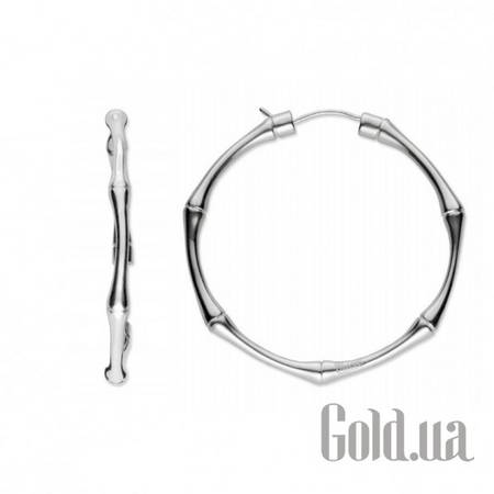 Серьги-кольца Серебряные серьги