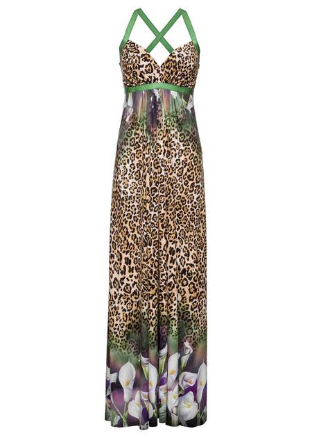 Летнее платье с принтом