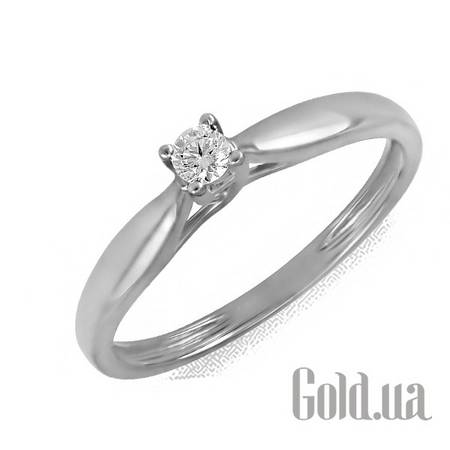 Кольцо Золотое кольцо с бриллиантом, 17.5