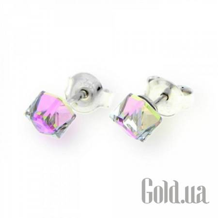 Пусеты (гвоздики) Серьги с кристаллами Swarovski