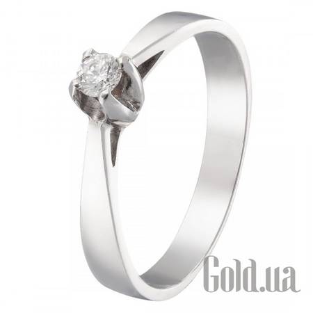 Кольцо Золотое кольцо с бриллиантом, 16.5
