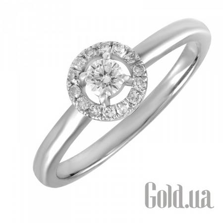 Кольцо Золотое кольцо с бриллиантами, 16.5