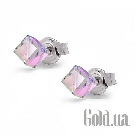Пусеты (гвоздики) Серьги с кристаллами Swarovski
