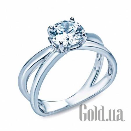 Кольцо Akvamarin Серебряное кольцо с куб. цирконием, 15