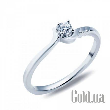 Кольцо Серебряное кольцо с куб.цирконием, 16.5