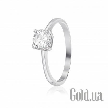 Кольцо Серебряное кольцо с цирконием Swarovski Zirconia, 16