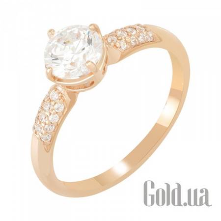 Кольцо Золотое кольцо с куб.циркониями, 18