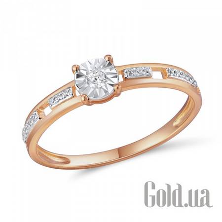 Кольцо Золотое кольцо с бриллиантами, 18