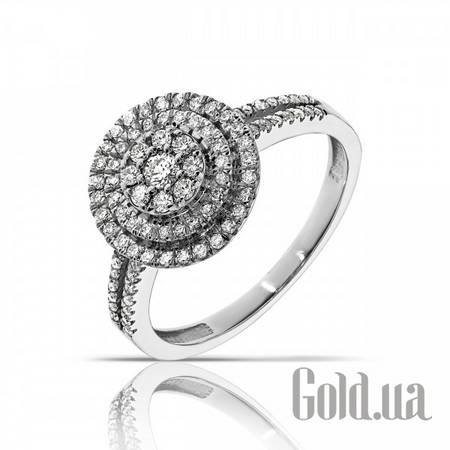 Кольцо Золотое кольцо с бриллиантами, 17.5