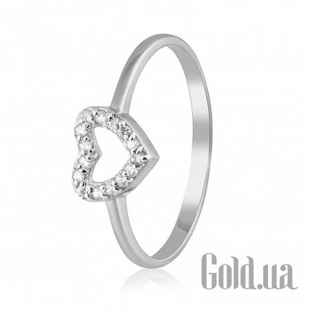 Кольцо Золотое кольцо с куб. циркониями, 16.5