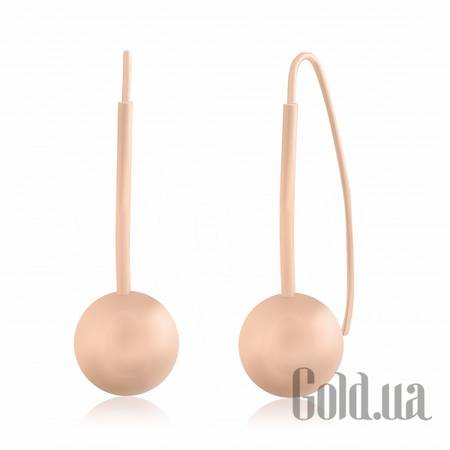 Серьги Серебряные серьги в позолоте
