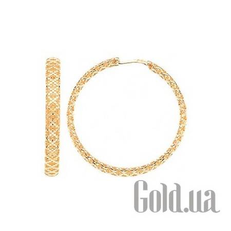 Серьги-кольца Золотые серьги