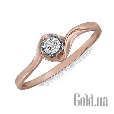 Кольцо Золотое кольцо с бриллиантом, 17