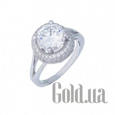 Кольцо Серебряное кольцо с куб. циркониями, 17