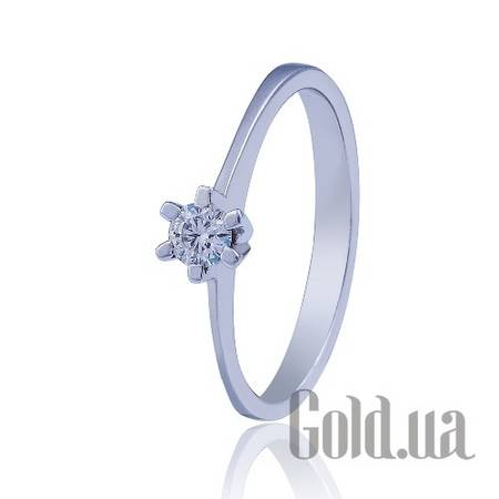 Кольцо Золотое кольцо с  камнем Swarovski, 17.5