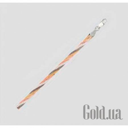 Женские браслеты Женский серебряный браслет в позолоте, 18