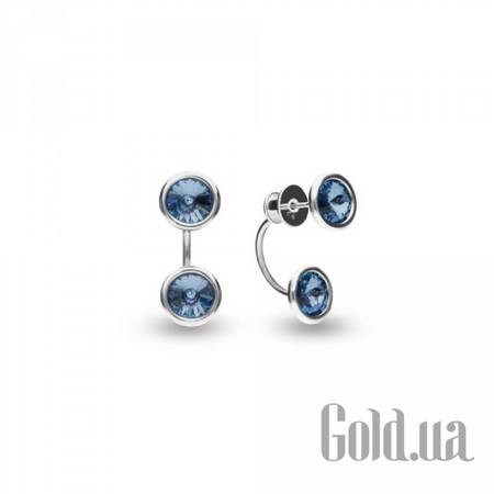 Пусеты (гвоздики) Серьги с кристаллами Swarovski