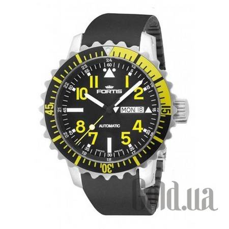 Швейцарские часы Marinemaster Day/Date Yellow With Caoutchouc Strap B-42 670.24.14 K