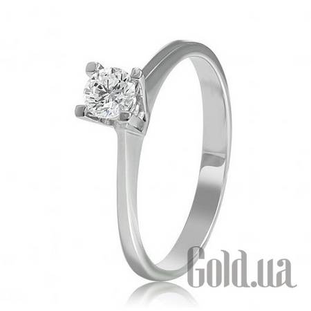 Кольцо Золотое кольцо с бриллиантом, 17.5