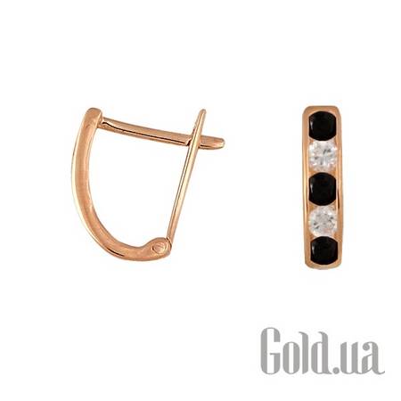 Детские серьги Золотые серьги с куб. циркониями