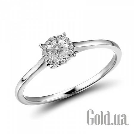 Кольцо Золотое кольцо с бриллиантами , 17