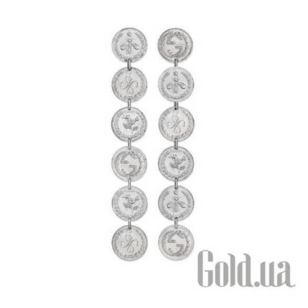 Серьги с подвесками Серебряные серьги