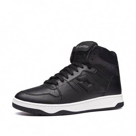 Кроссовки мужские Lotto BASKET TOP  ALL BLACK/COOL GRAY 11C 212071/5E5