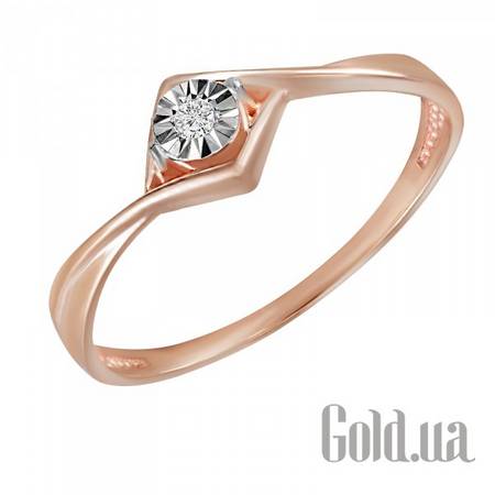 Кольцо Золотое кольцо с бриллиантом, 17
