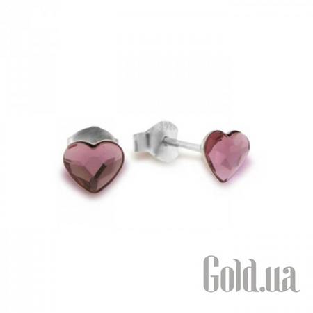 Пусеты (гвоздики) Серьги с кристаллами Swarovski