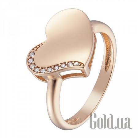 Кольцо Золотое кольцо с куб.циркониями, 17